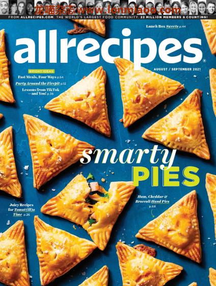 [美国版]Allrecipes 烹饪烘焙美食杂志PDF电子版 2021年8-9月刊